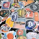 bitcoin-Aufkleber-Kollektion, 50 Stück, gemischte Auswahl