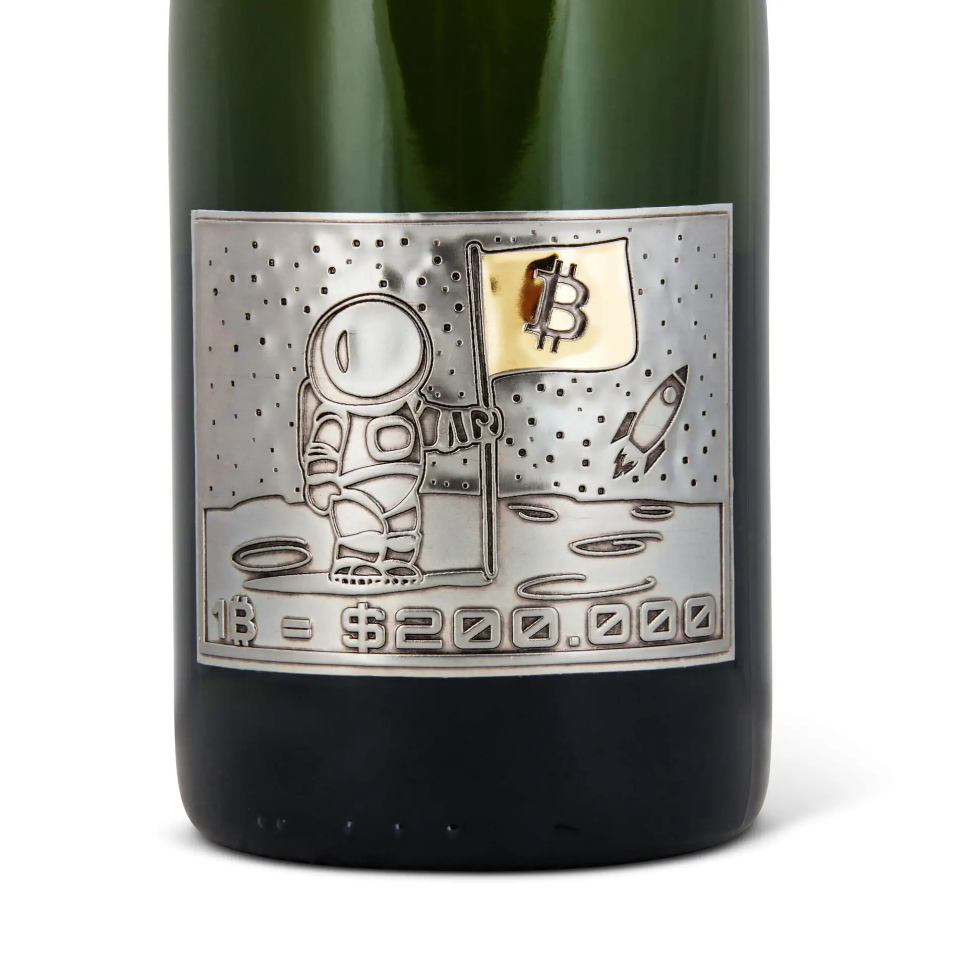 Bitcoin Merchandise - https://www.bitcoinstuffstore.com Tinnen label met mooi bitcoin logo en design