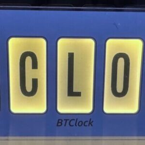 Btclock front lighted