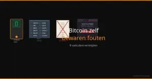 bitcoin, Fehler bei der eigenen Aufbewahrung