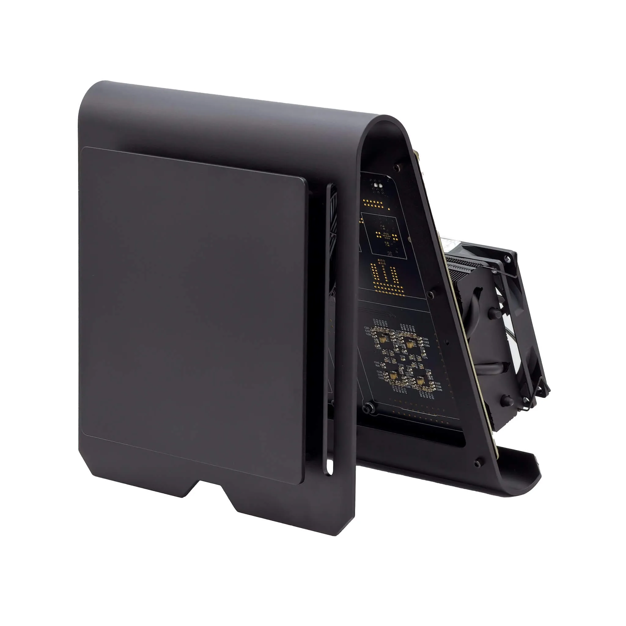 Bitcoin Merchandise - https://www.bitcoinstuffstore.com Nerdoctaxe Gamma Achter-Rechts Aanzicht Bitcoin Miner