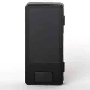 blockstream jade plus black voorkant met scherm en navigatieknoppen