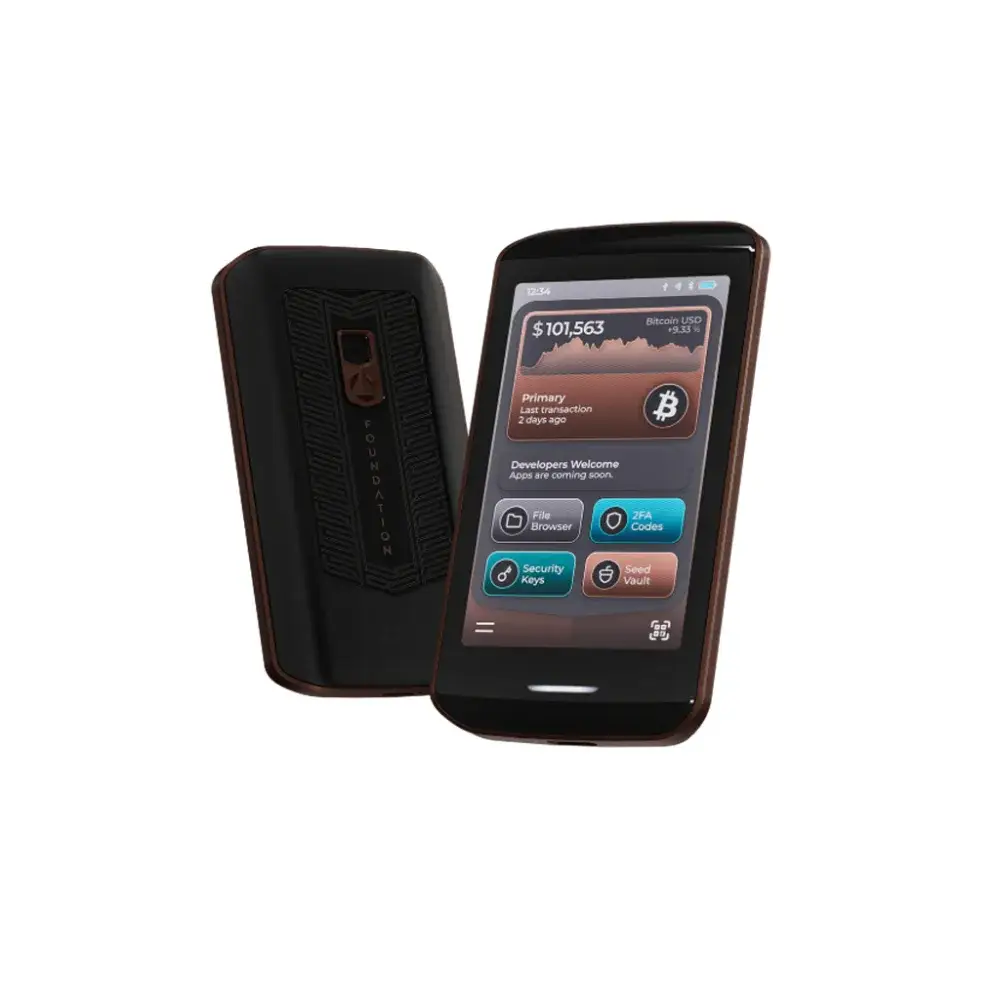 foundation passport prime black kopen bitcoin hardware wallet met touchscreen
