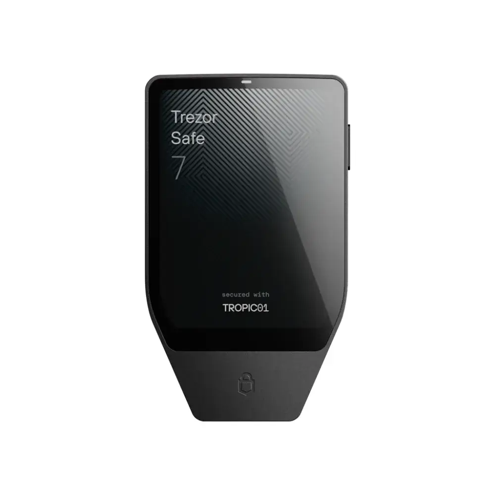 Bitcoin-Waren - https://www.bitcoinstuffstore.com Trezor Safe 7 kopen in Nederland, hardware wallet met touchscreen en twee secure elements