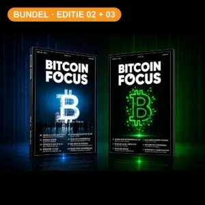 Bitcoin Focus Magazine bundel met editie 02 en 03