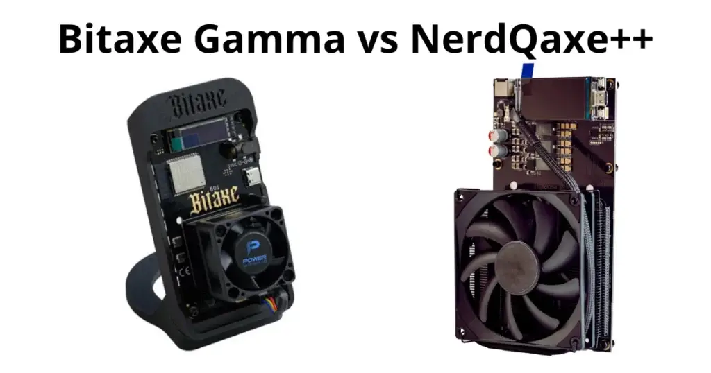 NerdQaxe++ kaufen vs. Bitaxe Gamma: Vergleich für Solo-Miner