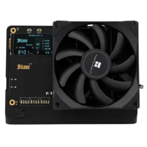 Bitaxe Naja Duo bitcoin solo miner met twee BM1373-chips