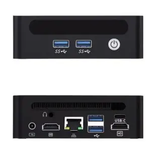 Start9 Server One 2026 Anschlüsse vorne und hinten